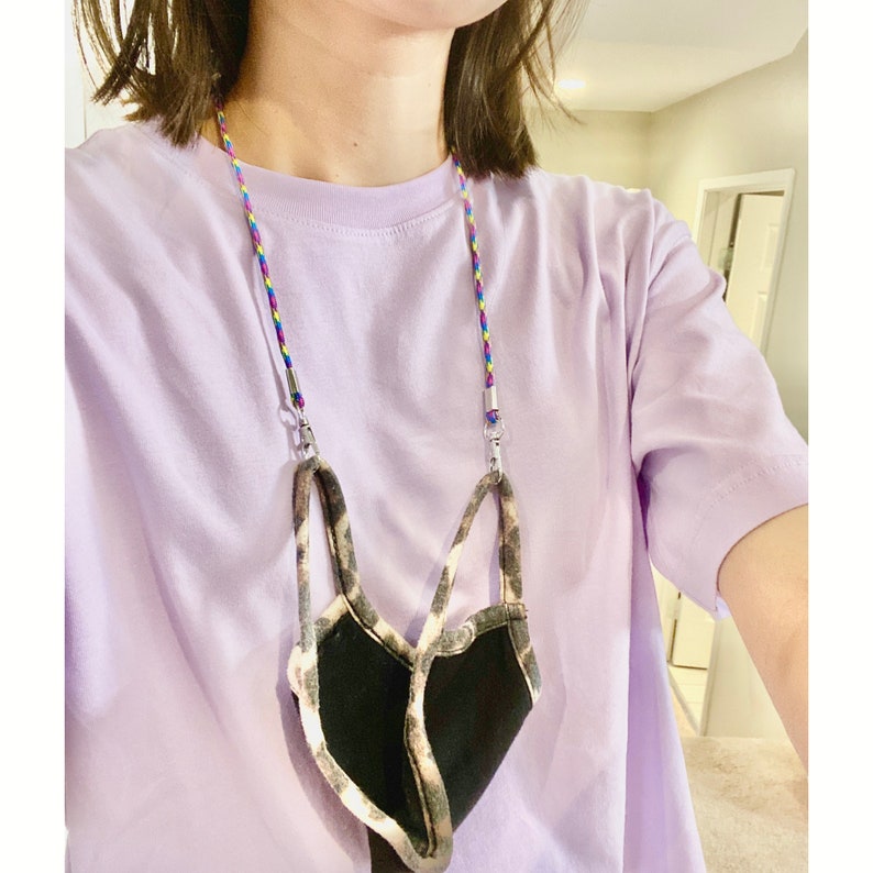 Face Mask Lanyard Mask Holder Face Mask Lanyard Kids Face Etsy