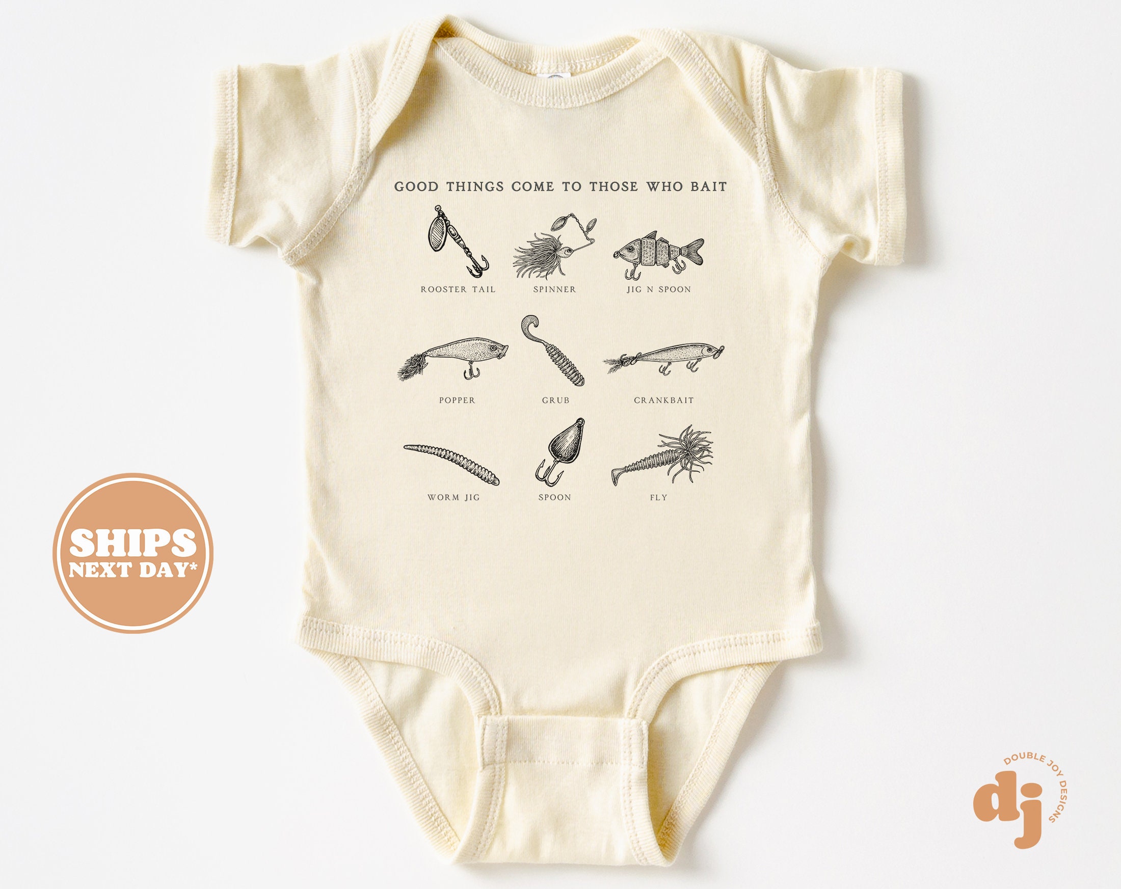 Baby Bodysuit Good Things Come to Those Who Bait Bodysuit Funny