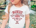 Kids Valentines Day Shirt - Howdy Valentine Kids Retro TShirt - Retro Natural Infant, Toddler & Youth Tee #5487