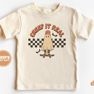 Pumpkin Season Toddler Shirt, Cute Fall Girls Shirt, Toddler Youth Fall Tee, Retro Boho Cute Vintage Baby Bodysuit, Creep It Real #5269