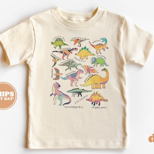 Types Of Dinosaurs T-Shirt Cute Dinosaur Tee Types Of Dinosaurs T-Shirt Cute Dinosaur Tee
