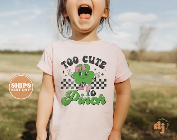 Hot Pink Lips Shamrock Tongue Trendy St Patrick's Day Print T-Shirt Hot Pink Lips Shamrock Tongue Trendy St Patrick's Day Print T-Shirt