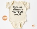 Baby Onesie\u00ae - Feeling Cute Might Throw a Tantrum Later idk Bodysuit - Funny Retro Natural Onesie\u00ae #5050