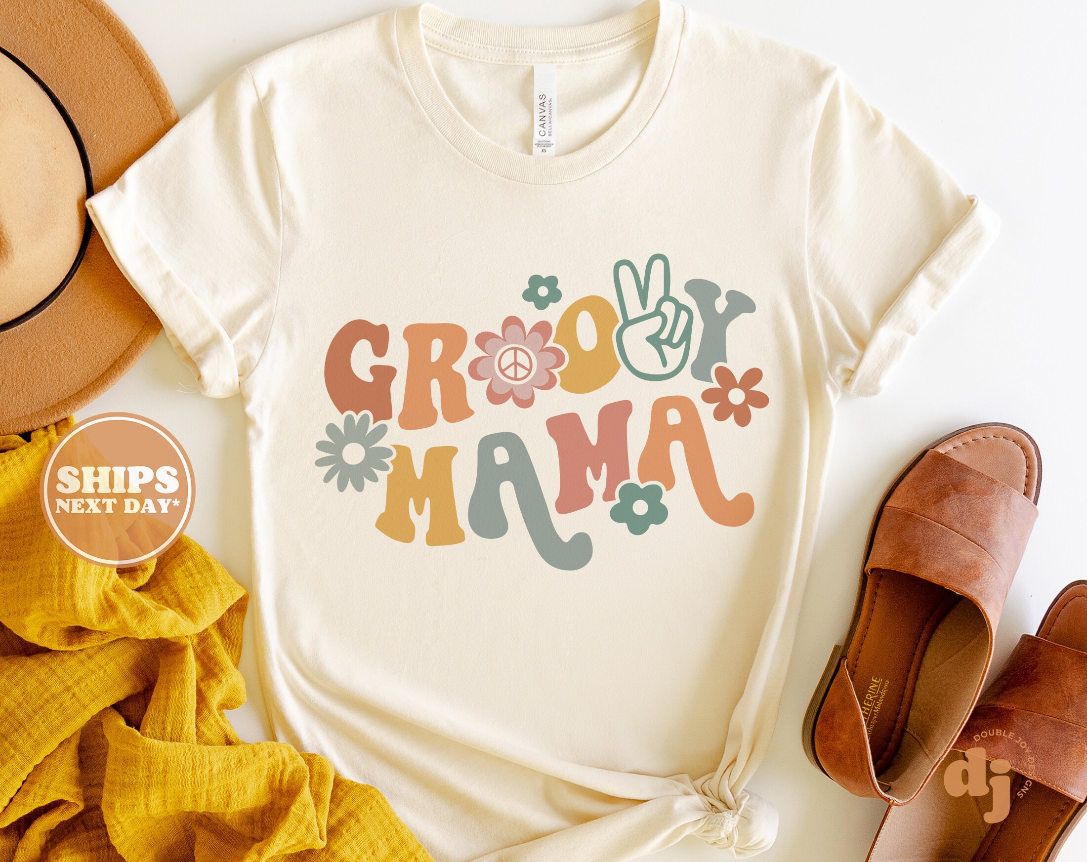 Matching Family Sibling Birthday Shirts - Two Groovy Birthday Shirts - 2nd Birthday Family Shirts #6412-C