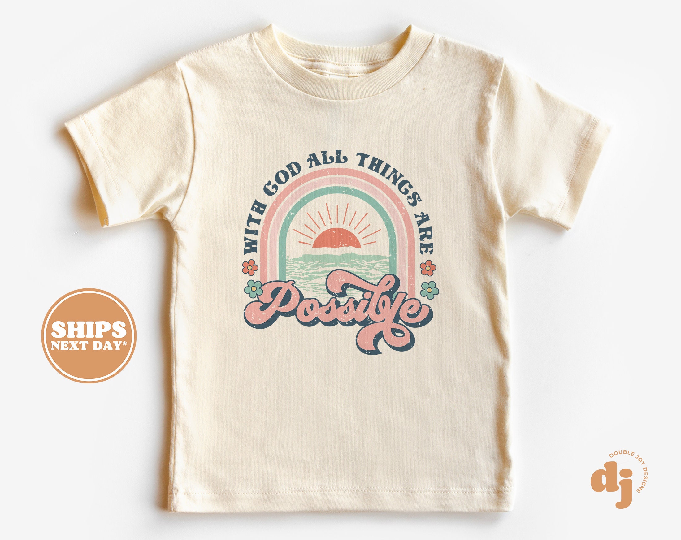 God Makes All Things Possible Ringer Tee God Makes All Things Possible Ringer Tee