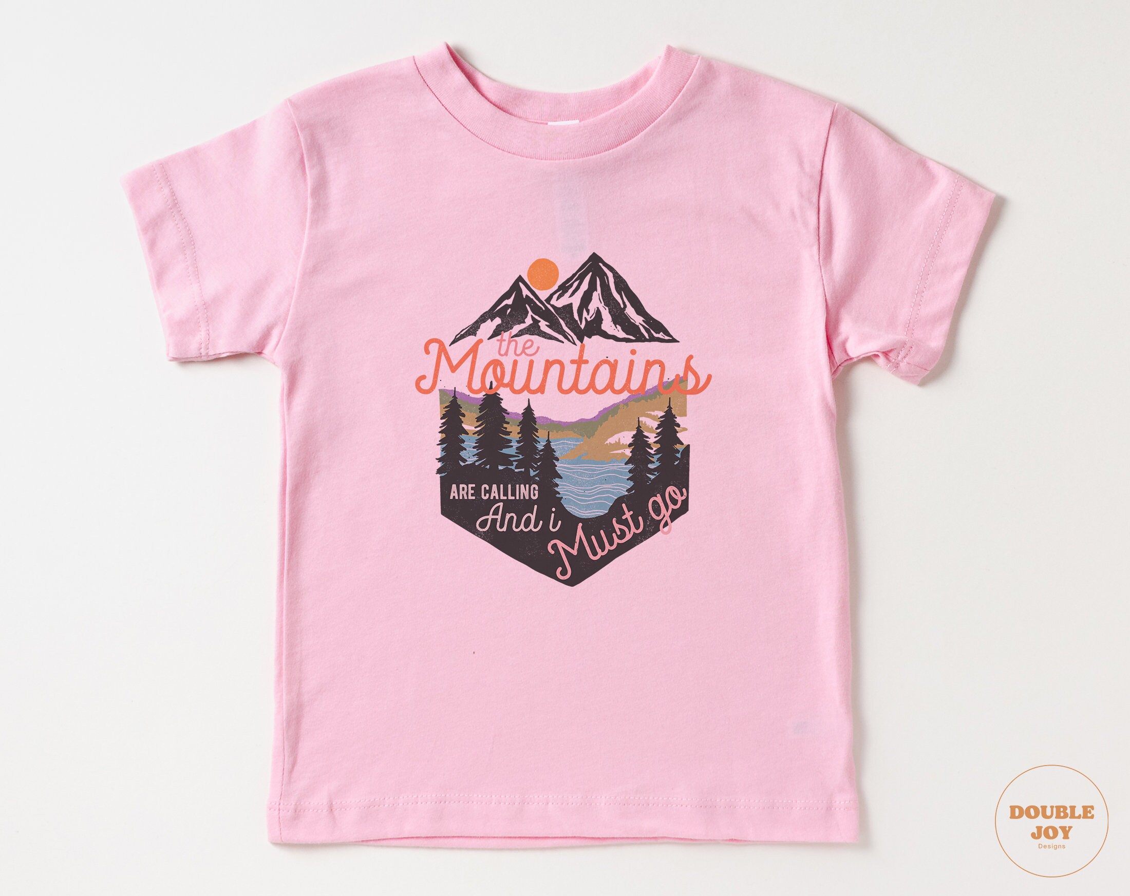 Toddler T-shirt the Mountain Are Calling and I Must Go Kids - Etsy