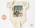 Baby Bodysuit - Cowboy in Training Bodysuit - Funny Western Baby Retro Natural Baby Bodysuit #5683