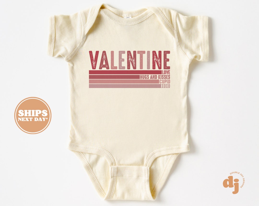 [Mud Pie] XOXO Valentine's Baby Bodysuit