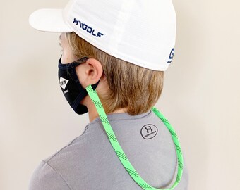 Mask Lanyard / Hockey Skate Lace Tournament Gift / Skate Lace Face Mask Strap / Mask Accessory Leash/ Mask Necklace / Team Gift