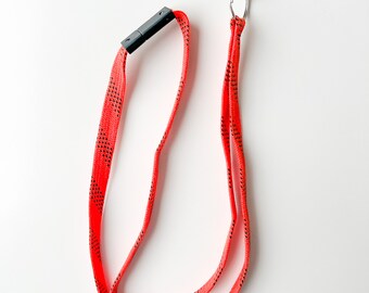 Hockey Lanyard with Breakaway Clasp | Skate Lace Hockey Player Team Swag Accessories
