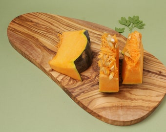 Olive Wood Charcuterie Cutting Board ,Cheese wooden  boards for kitchen- best gifts for moms or house warming-14 Inches