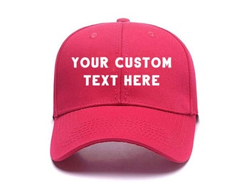personalized golf caps