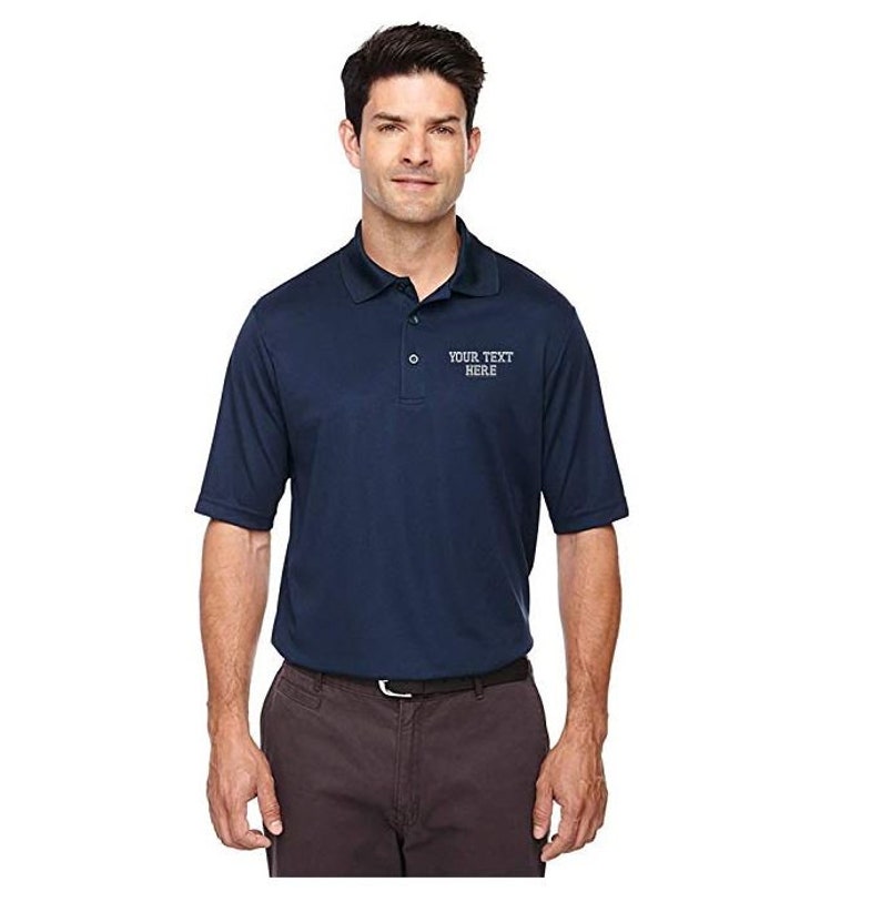 Custom Polo Shirts for Men Fun funny Flag Military Embroidery Etsy