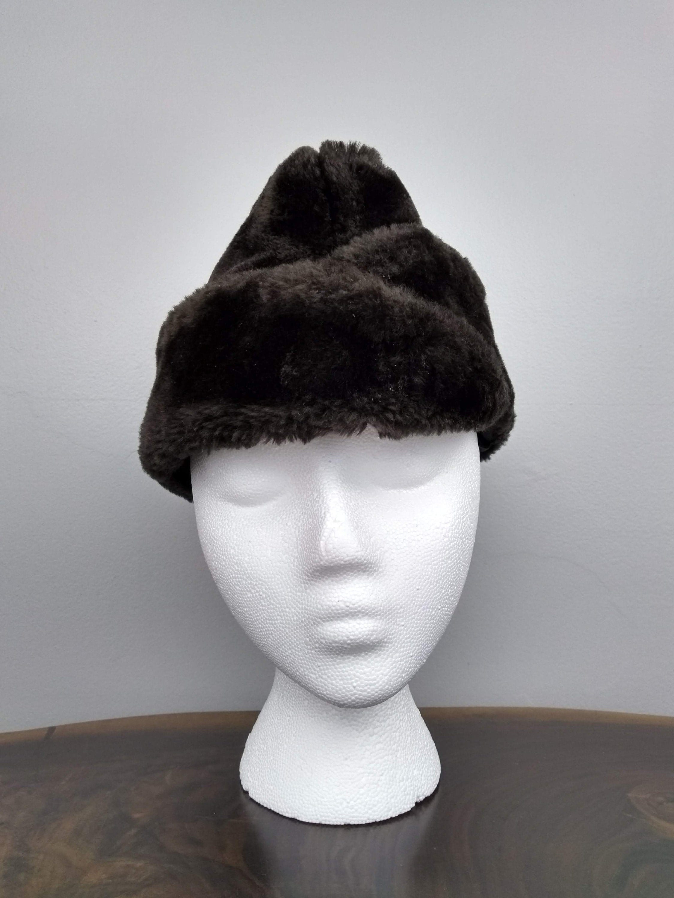 Vintage Knox New York Cossack Faux Mink Hat NY Fifth Avenue Etsy
