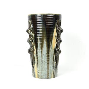 An Art Deco Studio Pottery Drip Vase