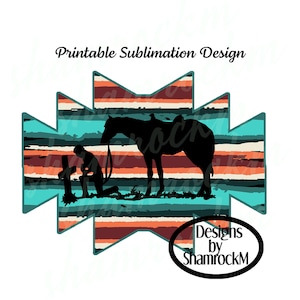 Printable Sublimation Design | Kneeling Cowboy Praying at the Cross | png images | transparent background | high res 300 dpi