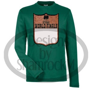 Printable Sublimation Design, Rodeo Back Number Leather, Junior World ...