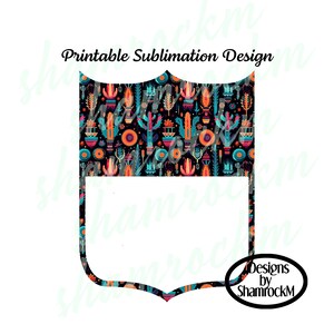 Printable Sublimation Design | Back Number Cactus Print | Png Image ...