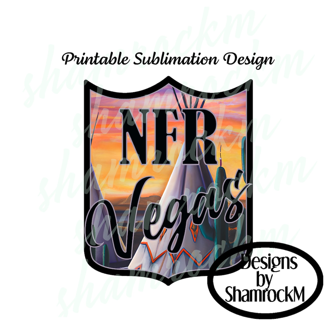 Printable Sublimation Design Back Number NFR Vegas Tipi Etsy