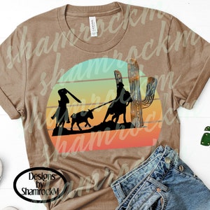 Printable Sublimation Design | Pastel Sunset | Team Ropers | Png Images ...