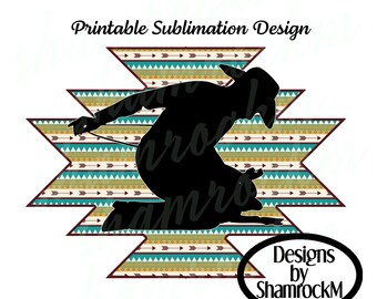 Printable Sublimation Design | Goat Tyer | Aztec Background | png images with transparent background | high resolution 300 dpi