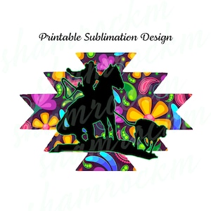 Printable Sublimation Design | Breakaway Roper | Paisley Background | png image transparent background | high resolution 300 dpi