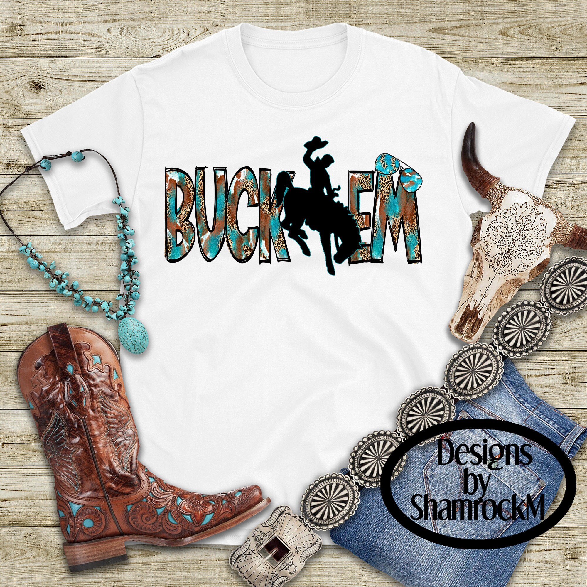 Printable Sublimation Design | Buck Em With Bronc Rider | Png Image ...