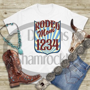 Printable Sublimation Design | Back Number Rodeo Mom Circus Blue | Png ...
