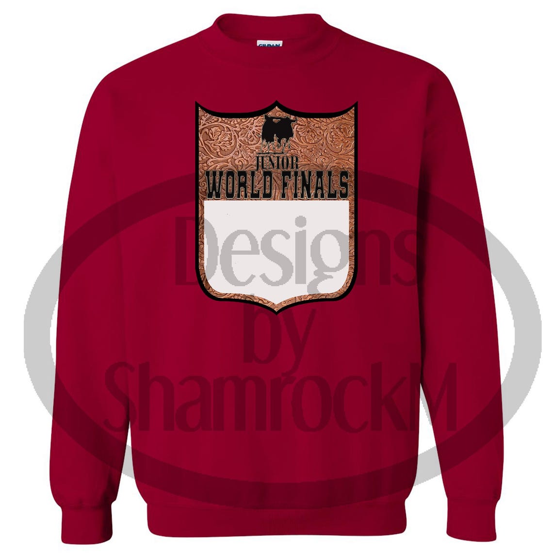 Printable Sublimation Design, Rodeo Back Number Leather, Junior World ...