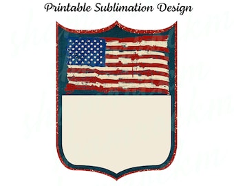 Druckbares Sublimationsdesign, Rückennummer US Flagge, png Bilder mit transparentem Hintergrund, hohe Auflösung 300 dpi