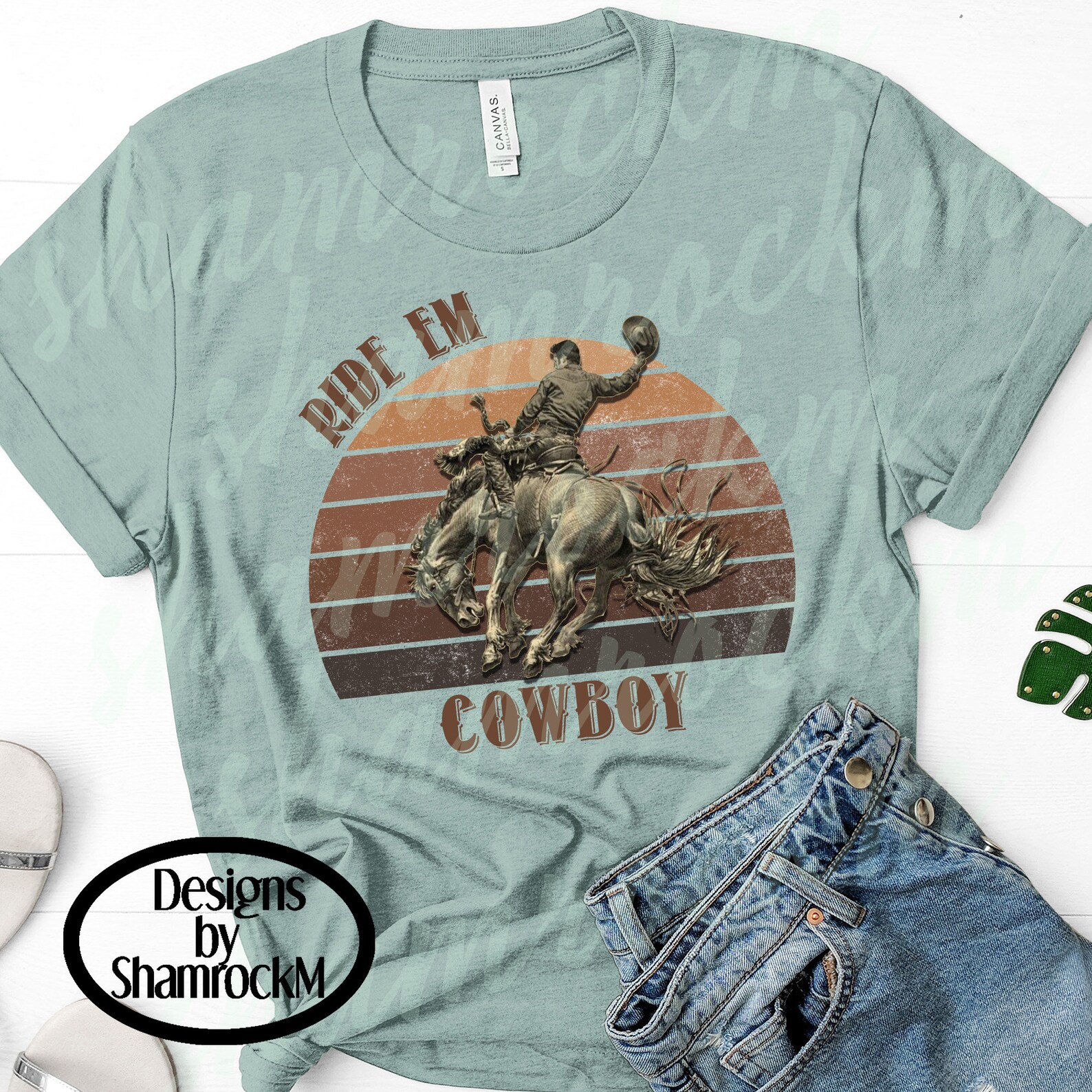 Printable Sublimation Design Ride Em Cowboy Png Images | Etsy