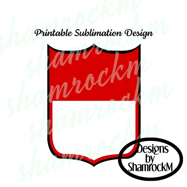 Printable Sublimation Design | Back Number Red and Black | png images with transparent background | high resolution 300 dpi