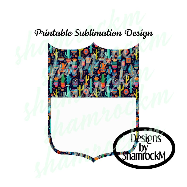 Printable Sublimation Design | Back Number Cactus Print | Png Image ...