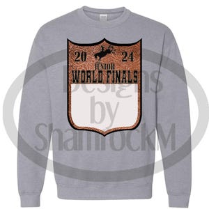 Printable Sublimation Design, Rodeo Back Number Leather, Junior World ...