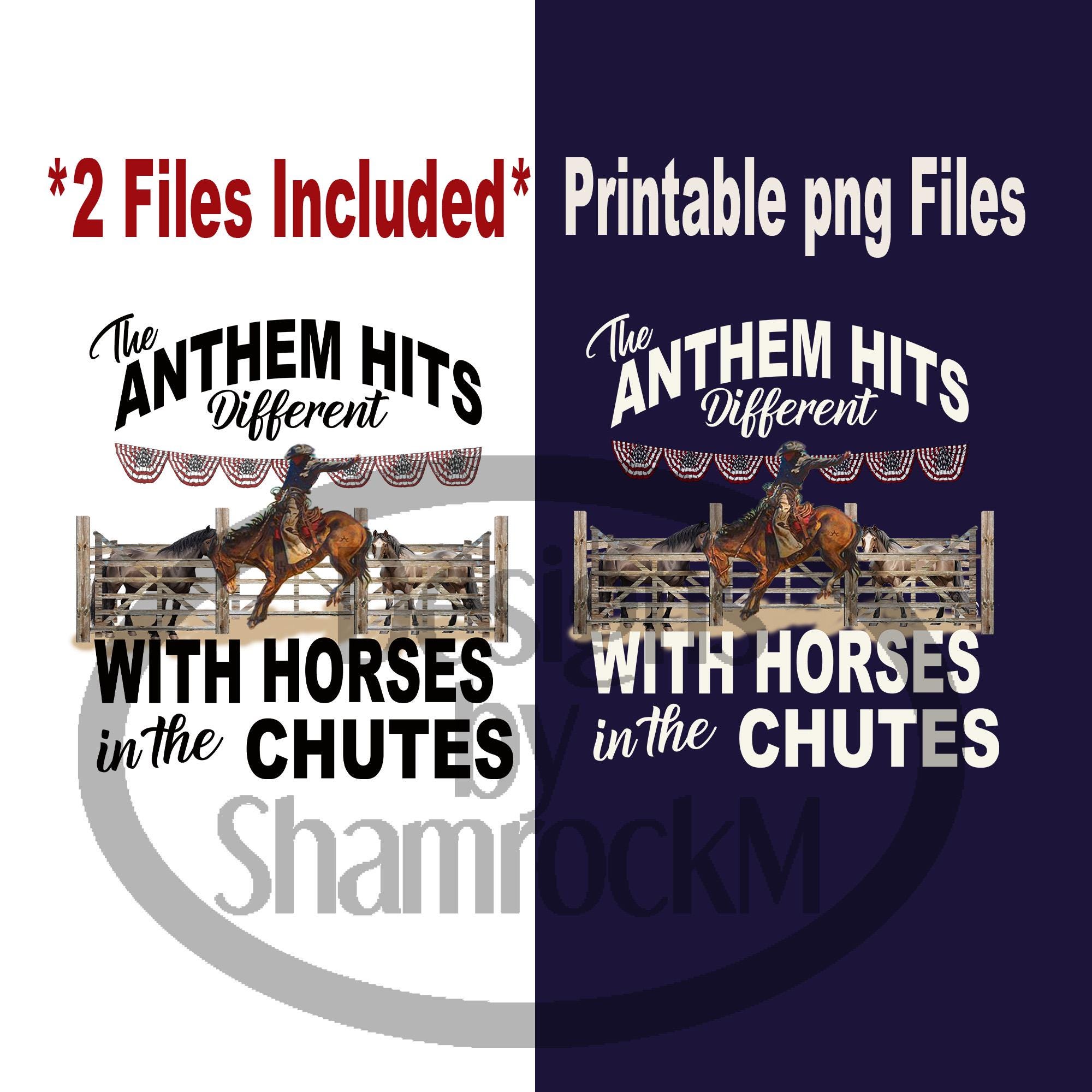 Printable PNG Graphics | the Anthem Hits Different With Horses in the ...