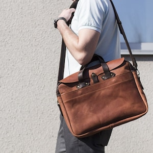 Sac réglable crossbody, Sac porte-documents, Sac à bandoulière pour hommes, Sac en cuir souple, Sac messager pour ordinateur portable, Porte-documents en cuir, Sac messager hommes, Sac de travail