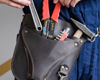 Werkzeugtasche Gürtel, Leder Werkzeugtasche Schreiner, Leder Werkzeug Gürtel für Männer, Leder Werkzeug Gürtel Schreiner, Leder Werkzeug Gürteltasche, Werkzeuggürtel