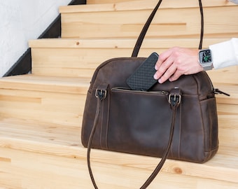 Overnight bag for men,Buffalo leather travel bag,Leather duffle bag men,Weekender bag men,Personalized gym bag,Leather weekender bag,Gym bag