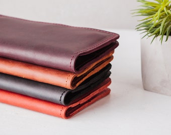 Billetera minimalista, billetera personalizada, billetera de cuero para hombres, billetera de viaje, billetera de tarjeta de crédito, billeteras de cuero para hombres, billetera de cuero para mujeres