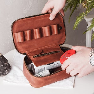 Groomsmen Toiletry Bag,Mens leather toiletry bag,Personalized Leather Toiletry Bag for Groomsmen,Customize Leather Toiletry Bag,Shaving kit
