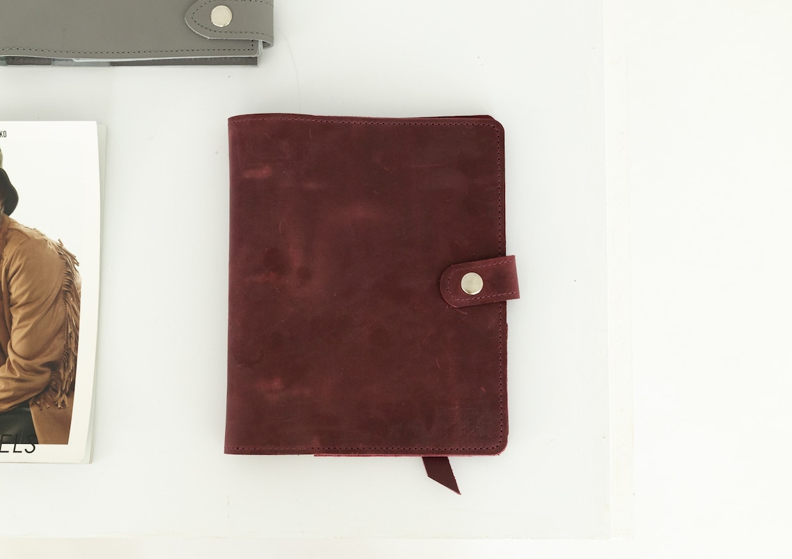 Refillable Leather Journalleather Binder Coverleather Binder Etsy
