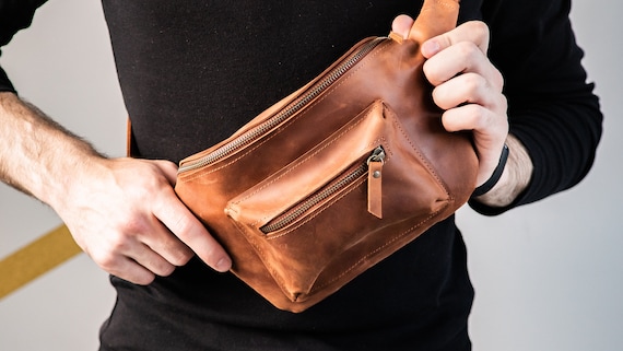 Vegan Leather Hip Bag