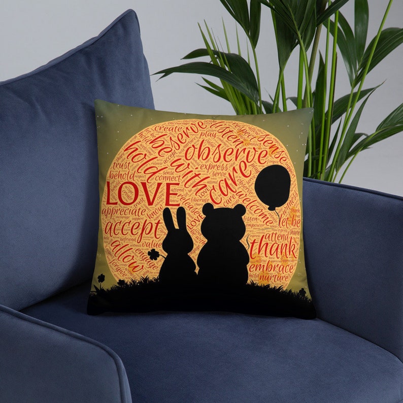 Friendship Throw Pillow Friend Gift Etsy
