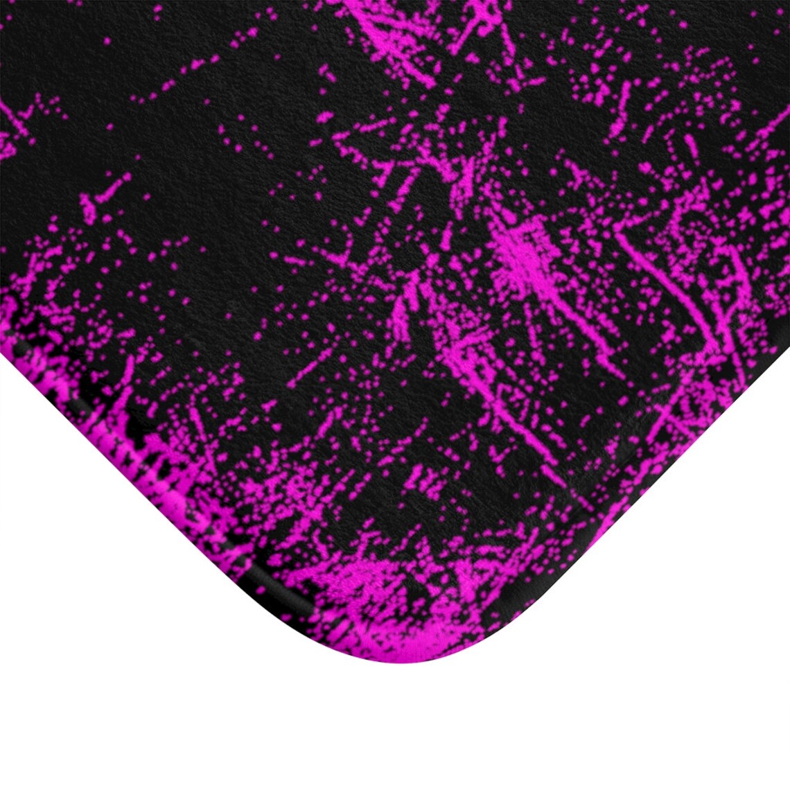 Pink And Black Grunge Bath Mat Kitchen Mat Floor Mat Etsy