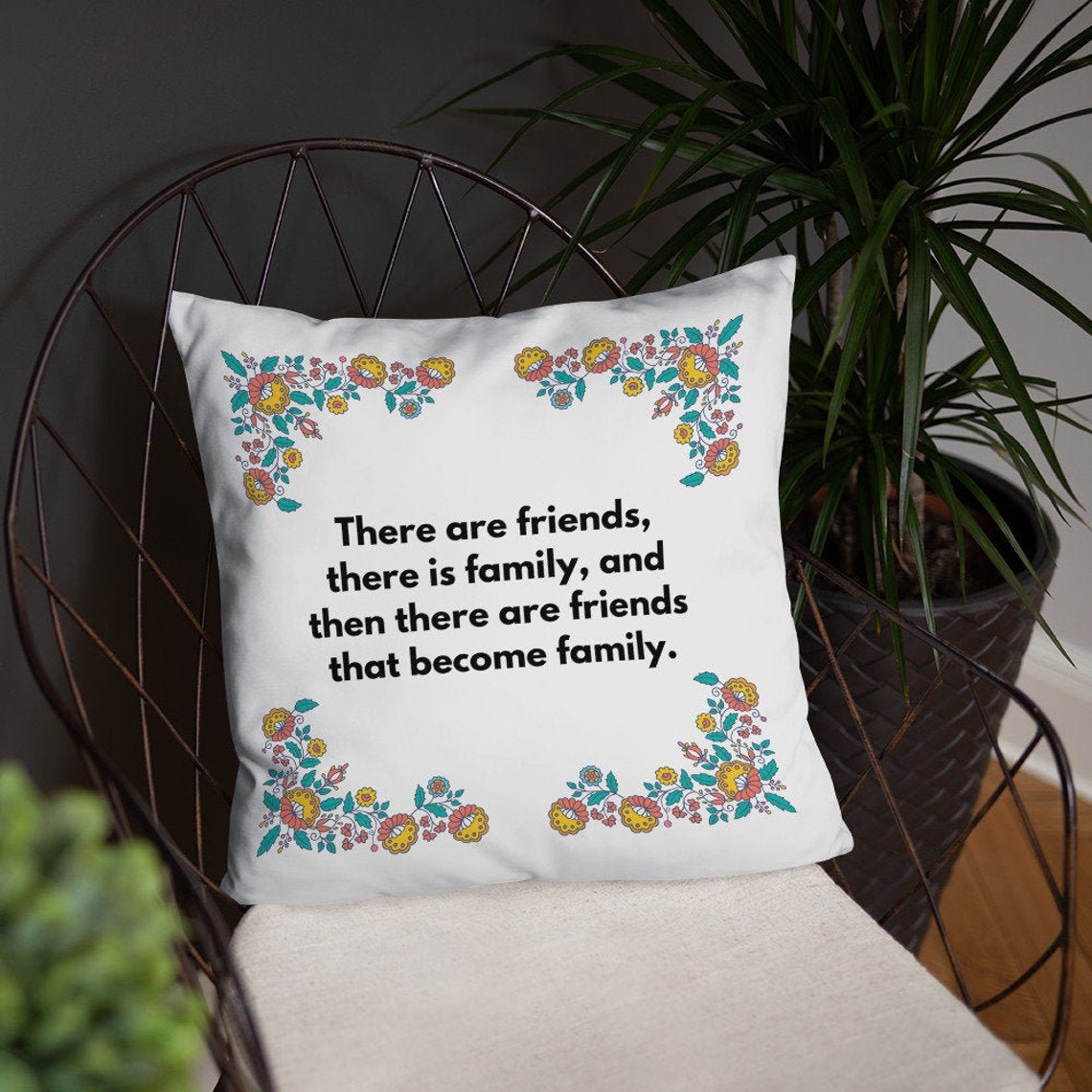 Friendship throw Pillow Etsy