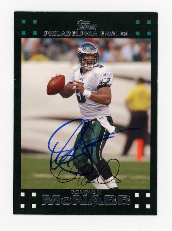 Autographed Philadelphia Eagles Quarterbacks Cards: Donovan Mcnabb