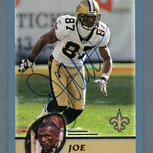 Handsignierte 2003 Topps New Orleans Saints: Aroma und 2 Rookie Karten