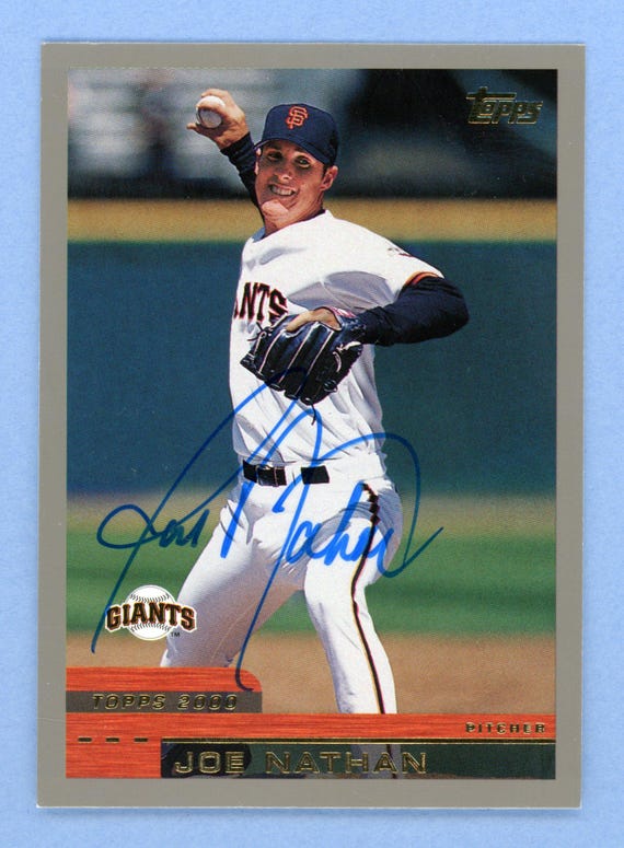 サイン入り 2000 Topps サンフランシスコ ジャイアンツ: ジェフ ケント