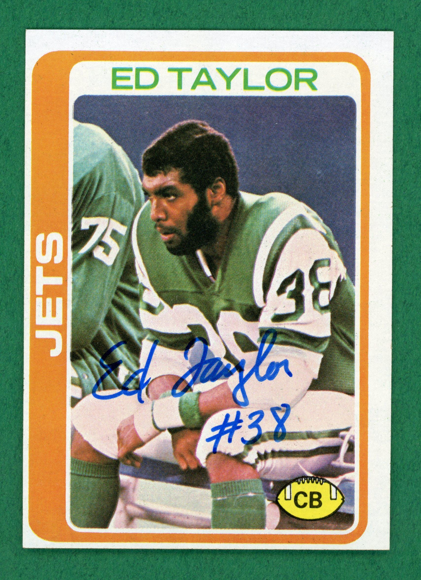 Vintage Autographed New York Jets Cards: Steve Tannen, John