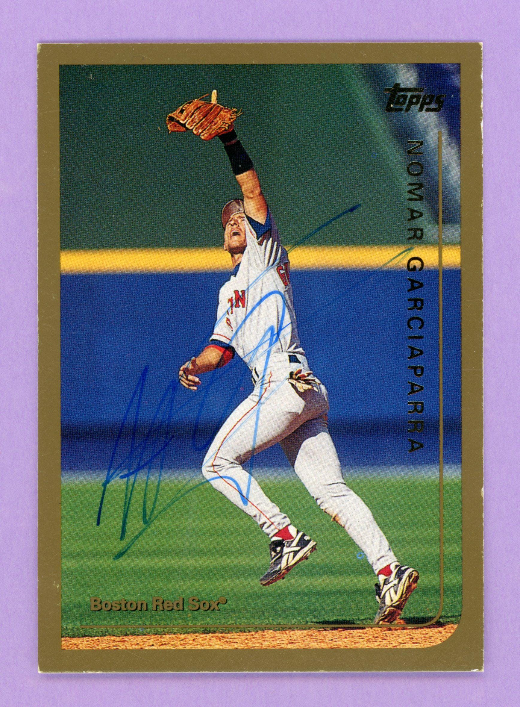 1999 Topps ボストン レッドソックス サイン入り: ノマー・ガルシア 